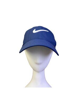 Nike Mens Blue Dri-FIT Adjustable Club Cap Lightweight Breathable S/M